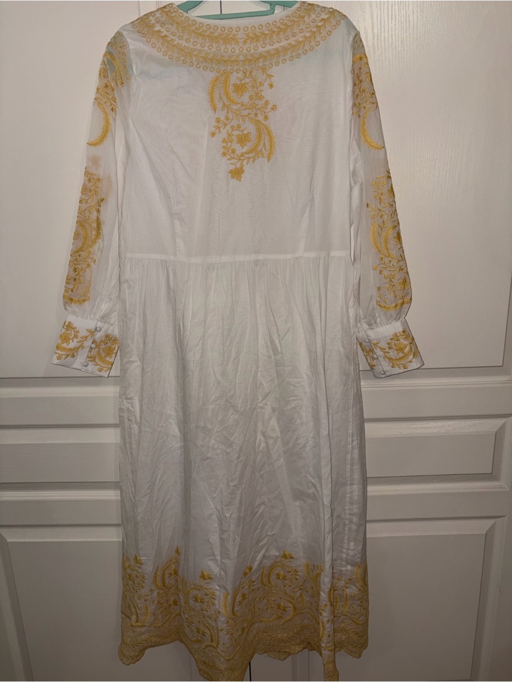 SOFT SURROUNDINGS EMBROIDERED MAXI/DUSTER size 16 NWOT - Picture 4 of 8